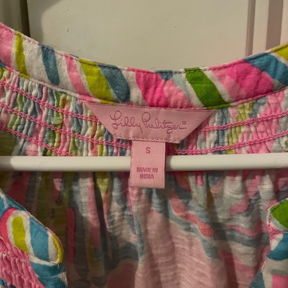 Lilly Pulitzer tank top, seashell print - Picture 2 of 2